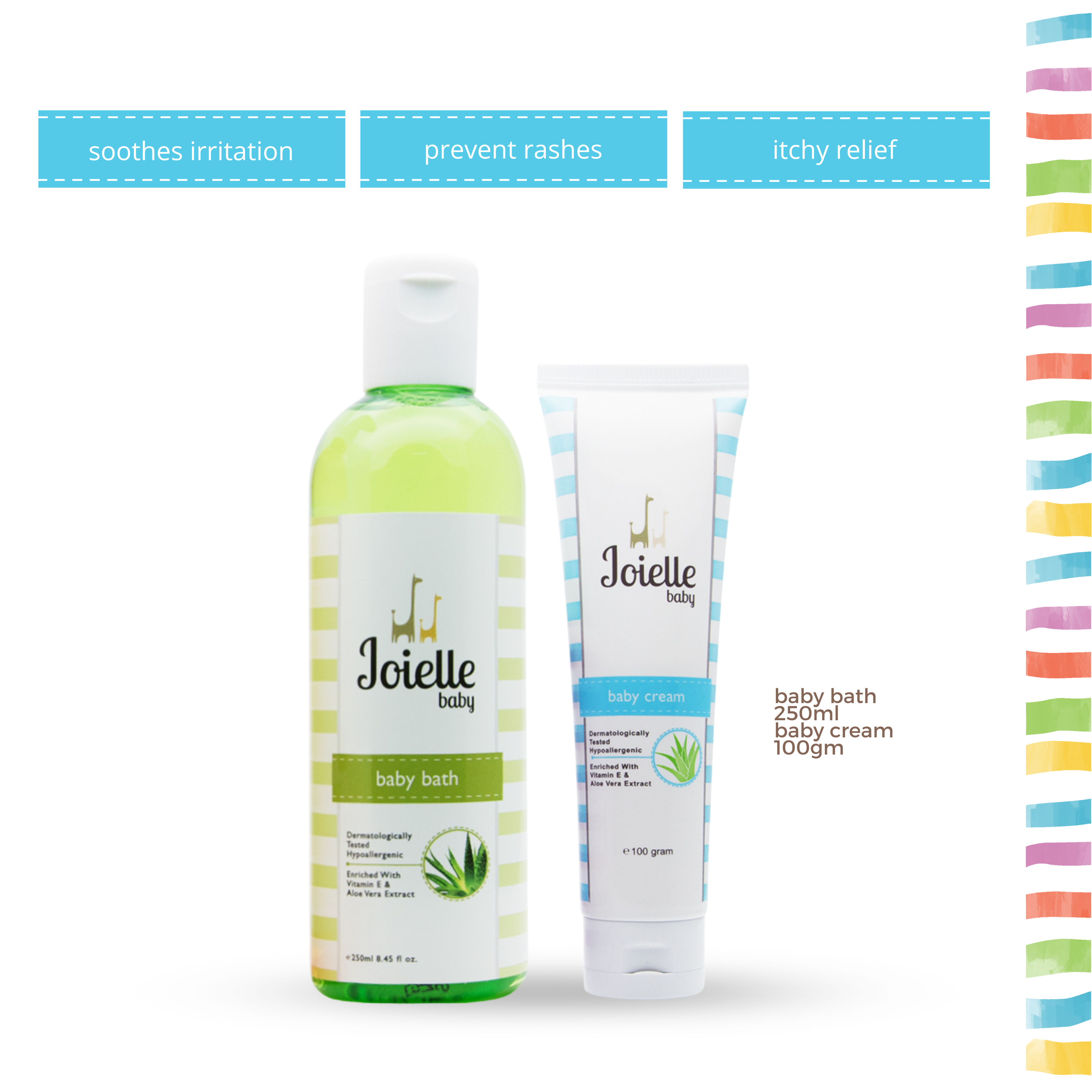 Combo Baby Bath + Baby Cream (Normal To Sensitive Skin)