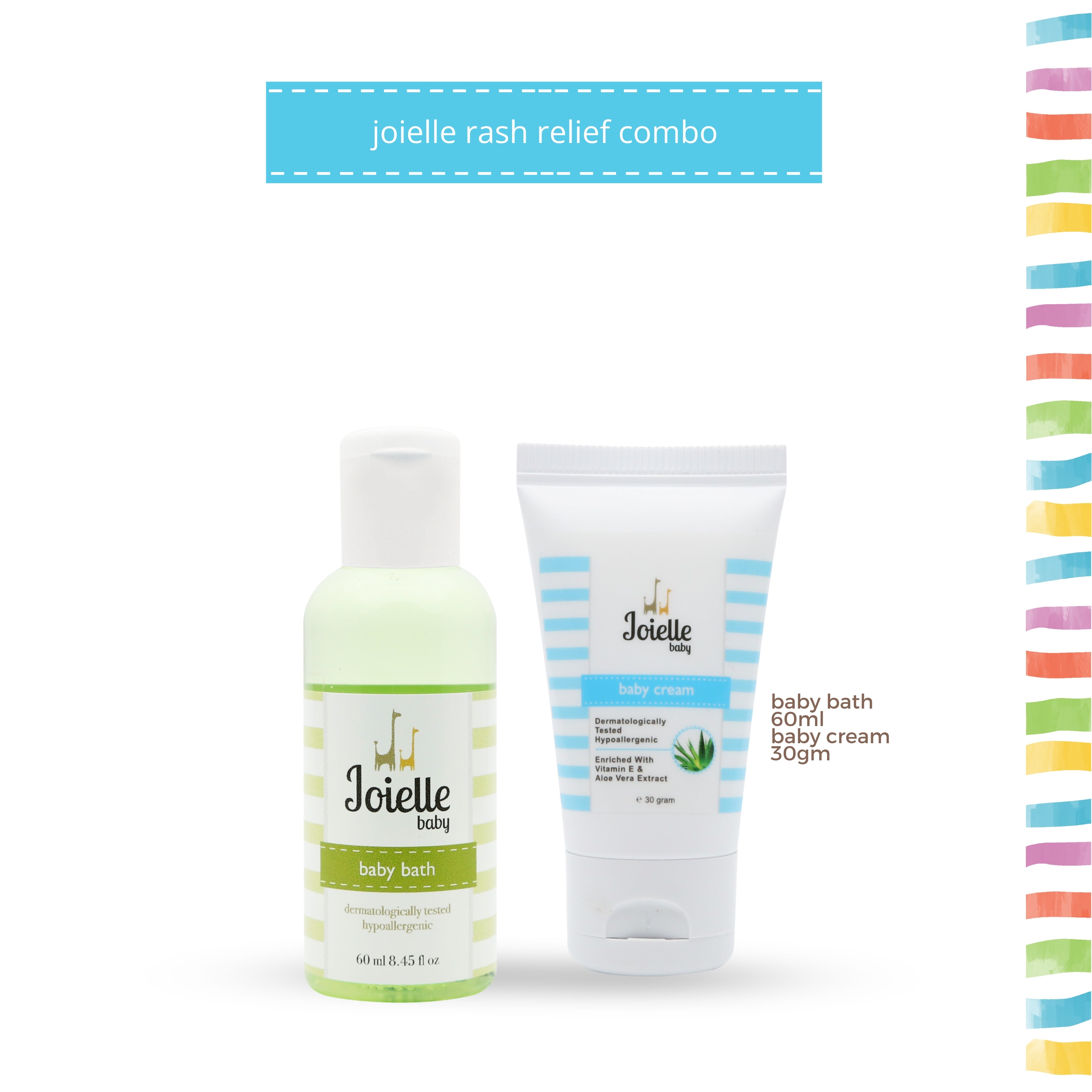 Combo Baby Bath + Baby Cream (Normal To Sensitive Skin)