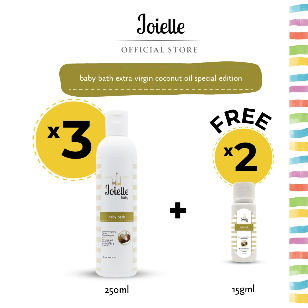 Joielle BUNDLE 250ml VCO Baby Bath Special Edition