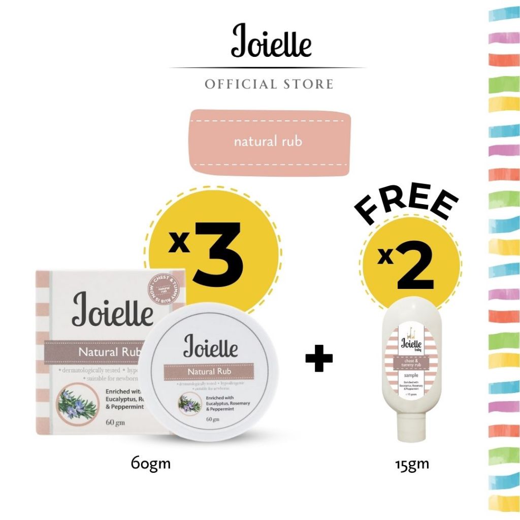 Joielle BUNDLE 60gram Joielle Natural Rub